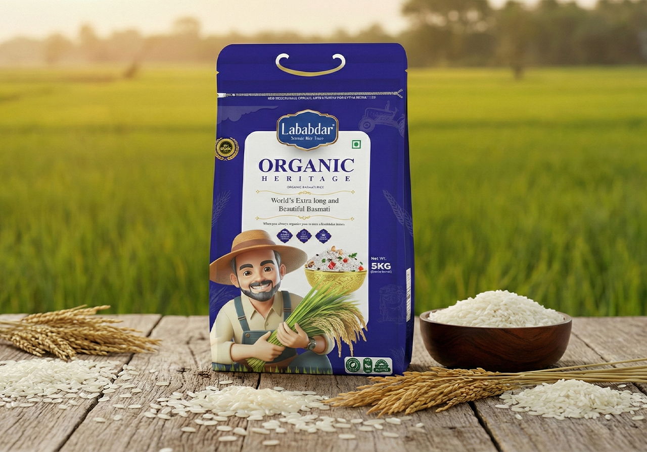 Lababdar Organic Heritage Basmati Rice