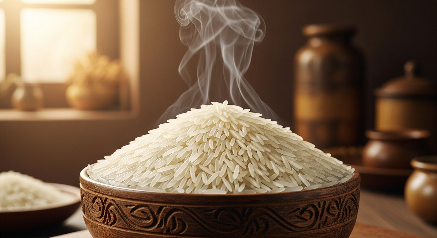 1121 Steam Basmati Rice — Lababdar Foods Punjab
