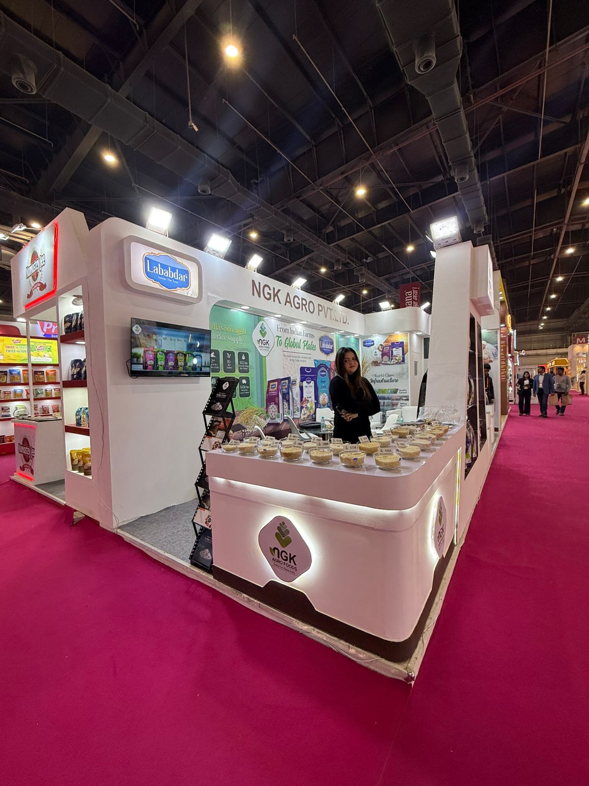 Lababdar Foods premium booth showcase