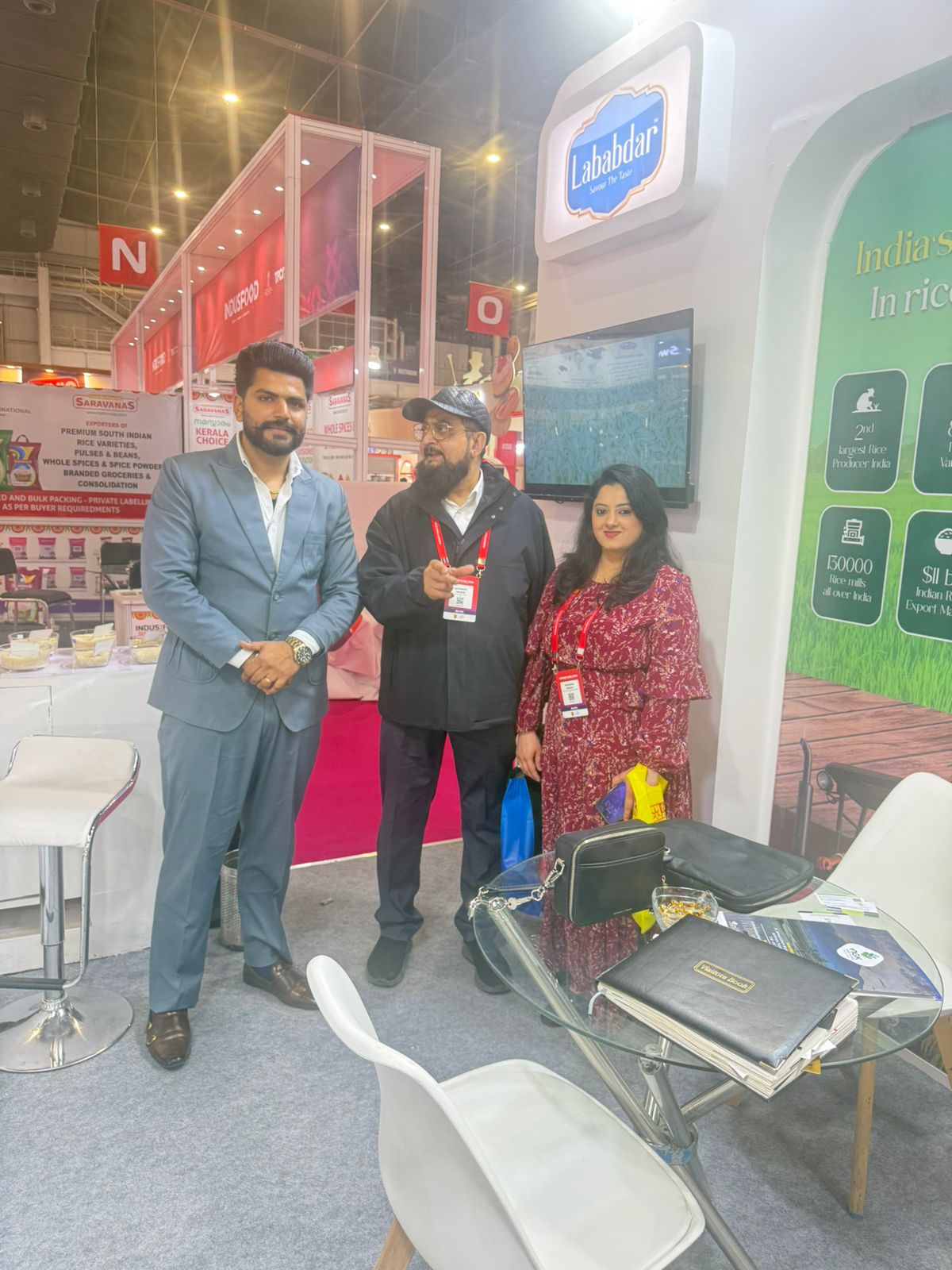 Lababdar team group photo at exhibition