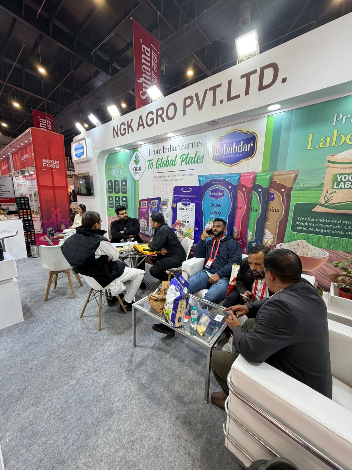 Lababdar team with international distributor